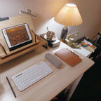 Retro Pleated Column Table Lamp