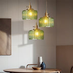 Vintage Crystal Glass Pendant Light