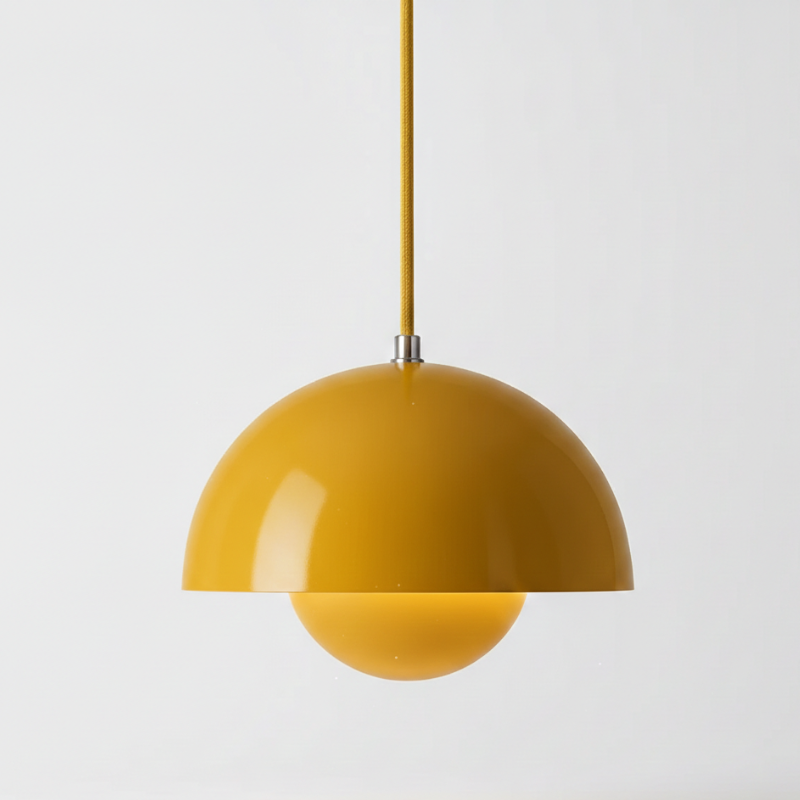 Scandinavian Semi-Circle Pendant Light