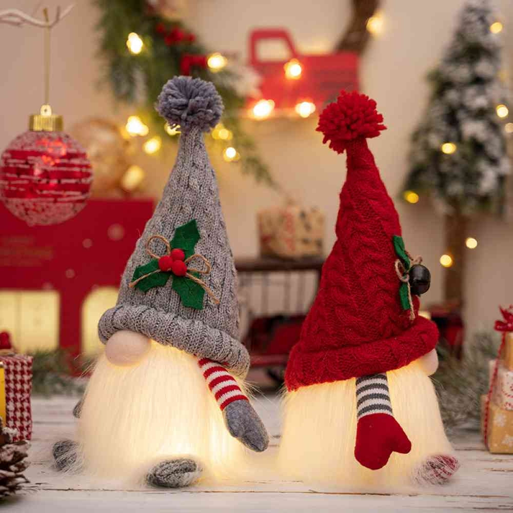 Light-Up Faceless Gnome Figurine
