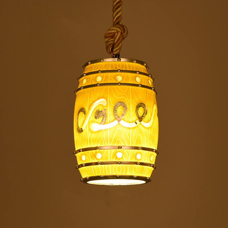 Vintage Rope Pendant Light