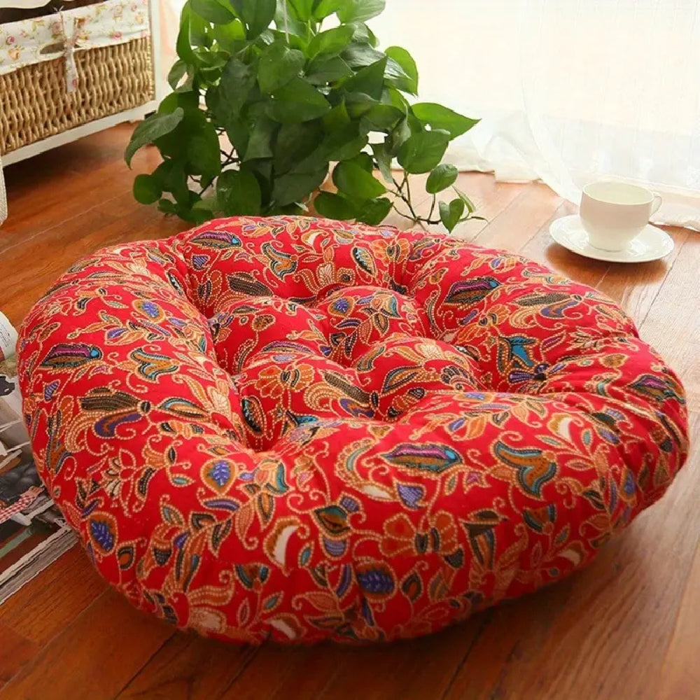 Round Boho Floor Cushion