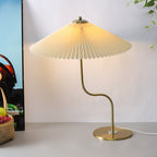 Retro Pleated Table Lamp
