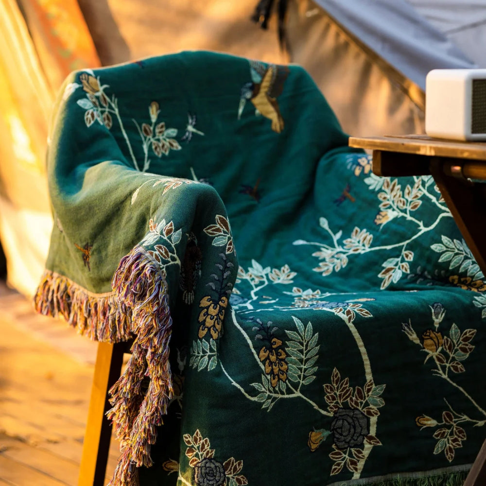 Ornate Decorative Cotton Blanket
