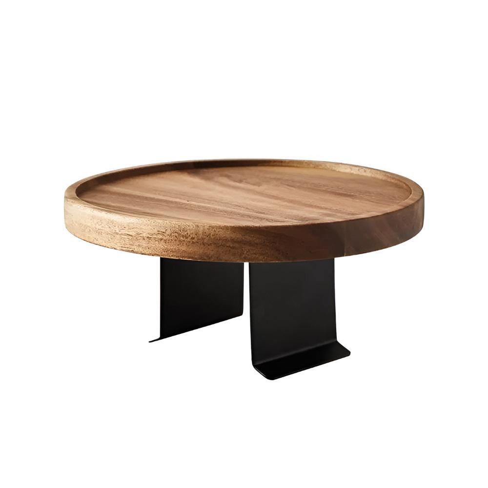 Clip-On Walnut Sofa Tray