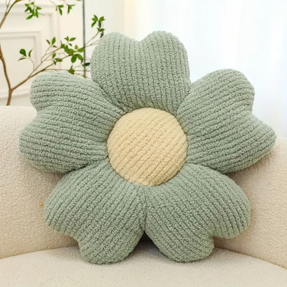 Flower-Shaped Decorative Cushion