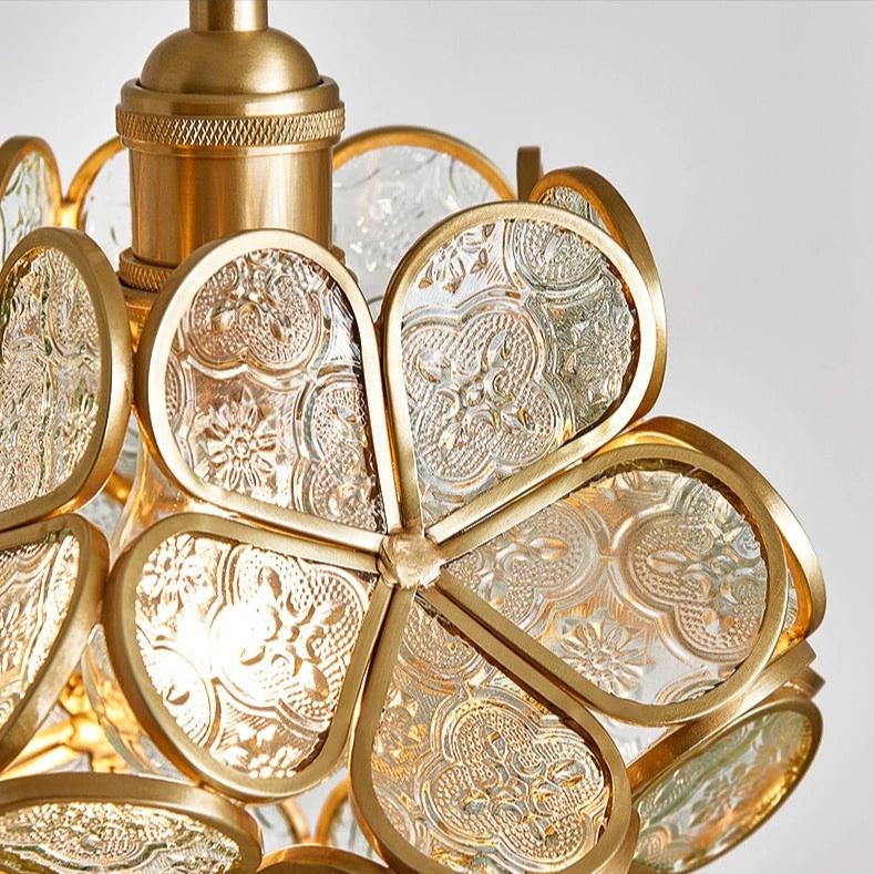 Flower Glass Pendant Light