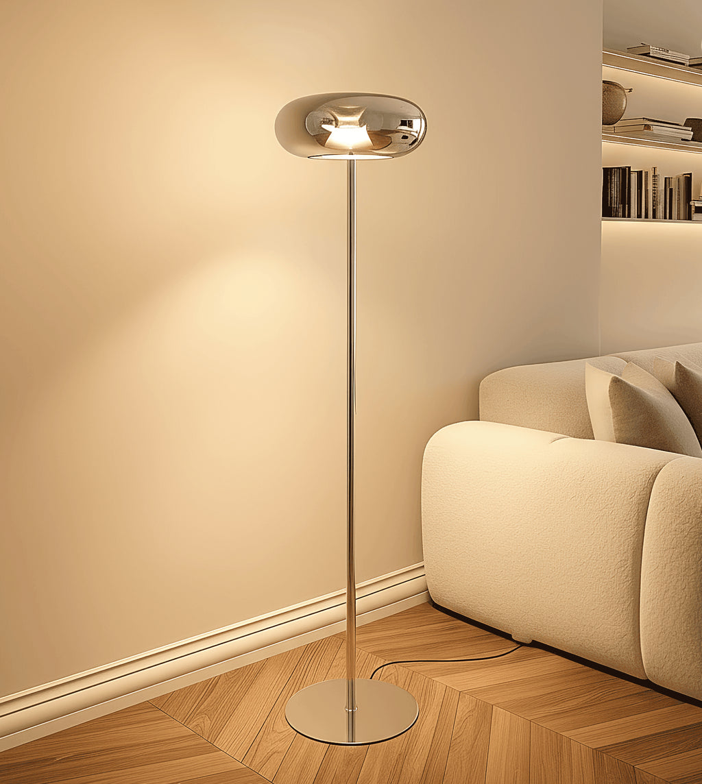 Lumira Dimmable LED Floor Lamp – Modern Metal Design with Adjustable Brightness