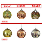 3D Fireworks Glass Dome Pendant Light