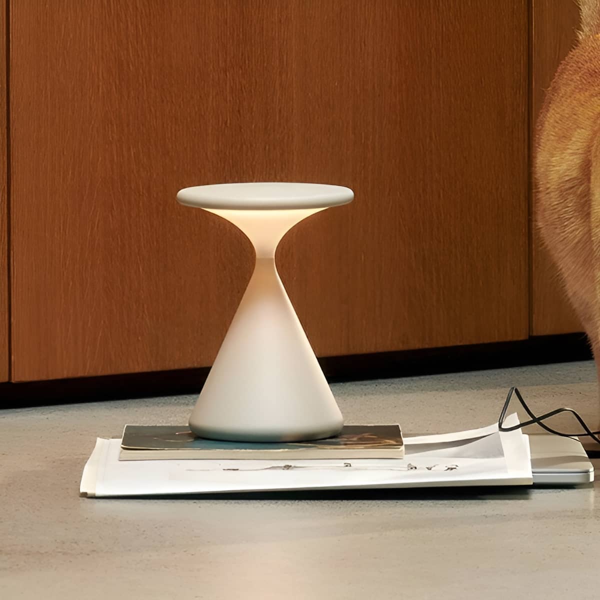 Modern Conical Small Touch Dimmable Table Lamp