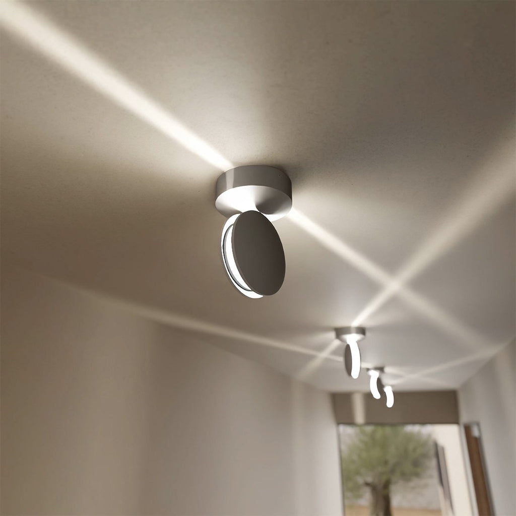 Spectra White LED Ceiling Light – Modern Aluminium Design with Elegant Illumination
