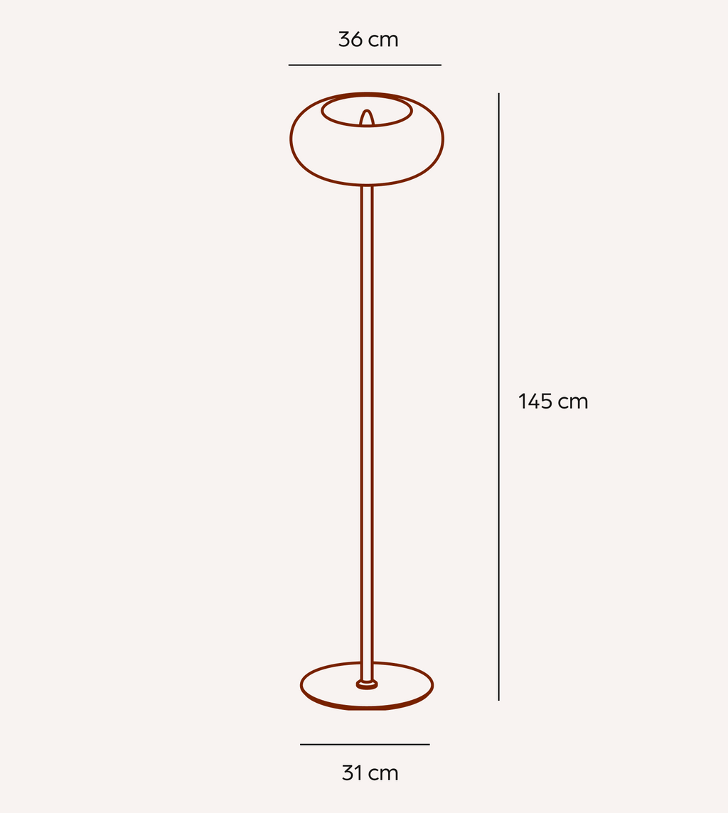 Lumira Dimmable LED Floor Lamp – Modern Metal Design with Adjustable Brightness
