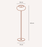 Lumira Dimmable LED Floor Lamp – Modern Metal Design with Adjustable Brightness