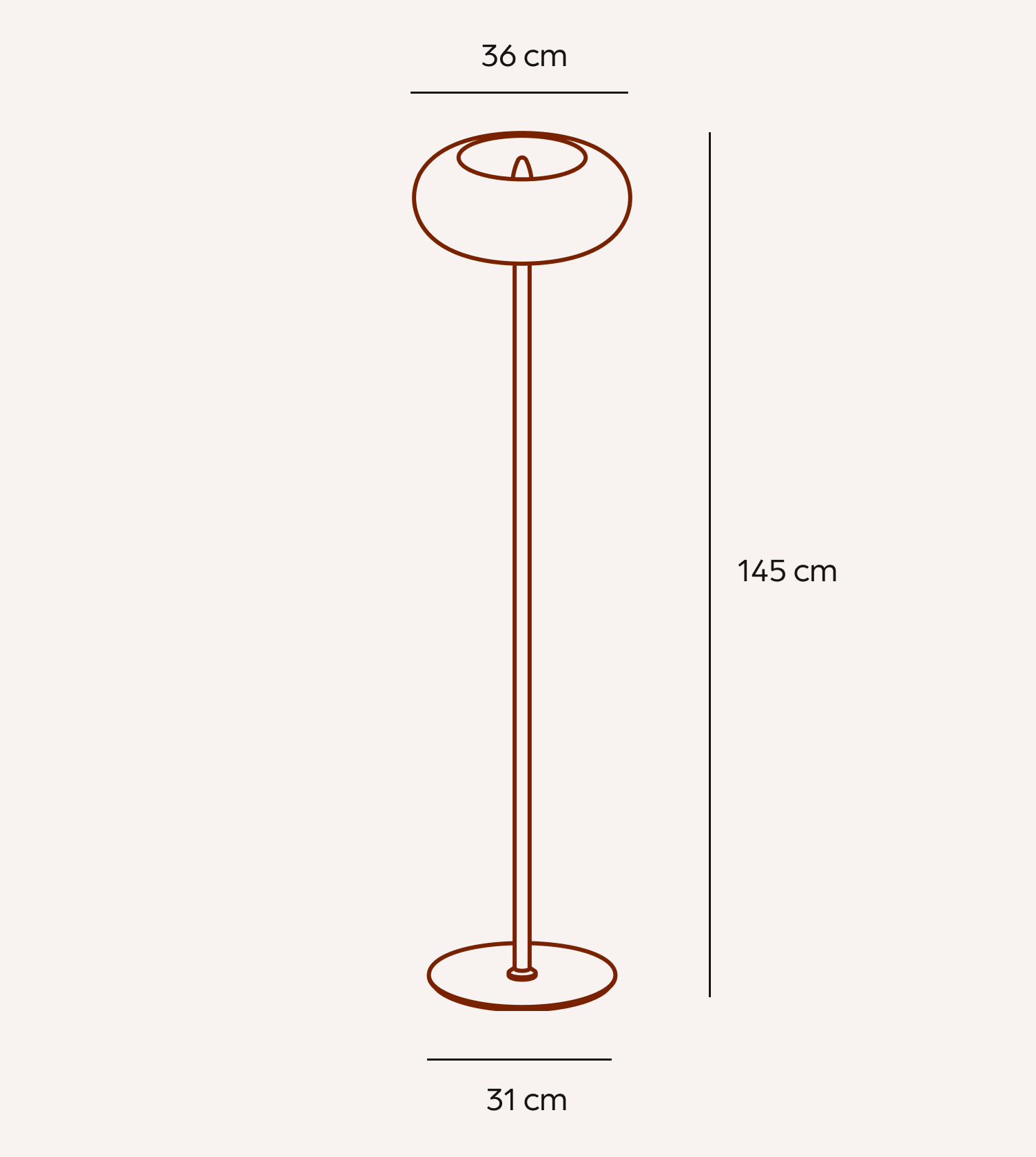 Lumira Dimmable LED Floor Lamp – Modern Metal Design with Adjustable Brightness