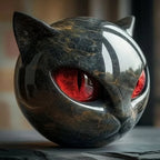 NoirCat Cat Head Sculpture