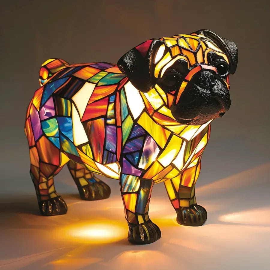 Handmade Dog Lamp