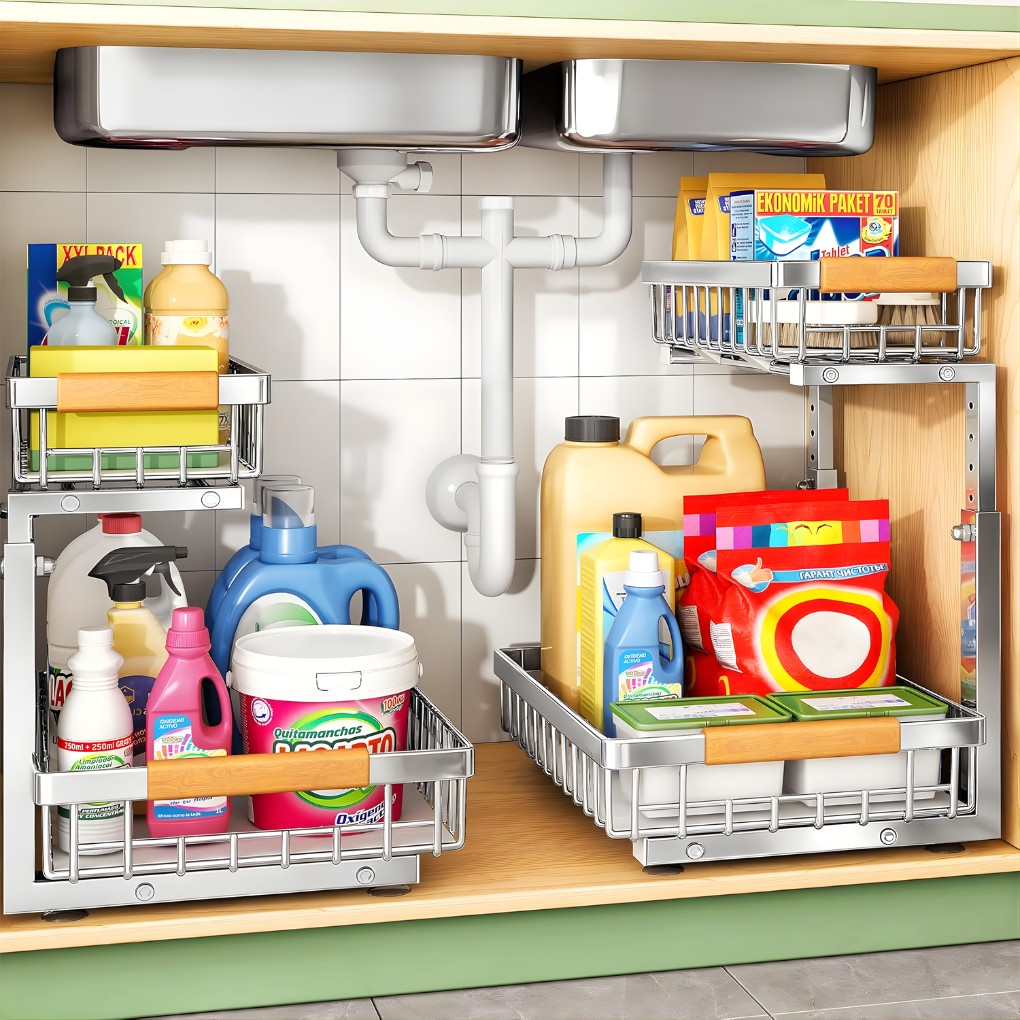 Under-Sink Sliding Organiser