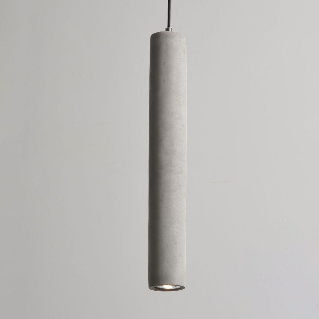Cylindrical Cement Pendant Light