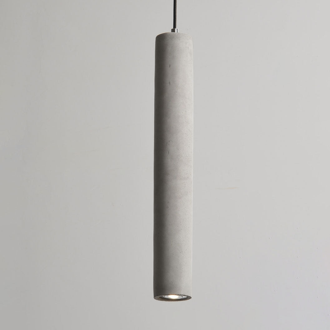 Cylindrical Cement Pendant Light