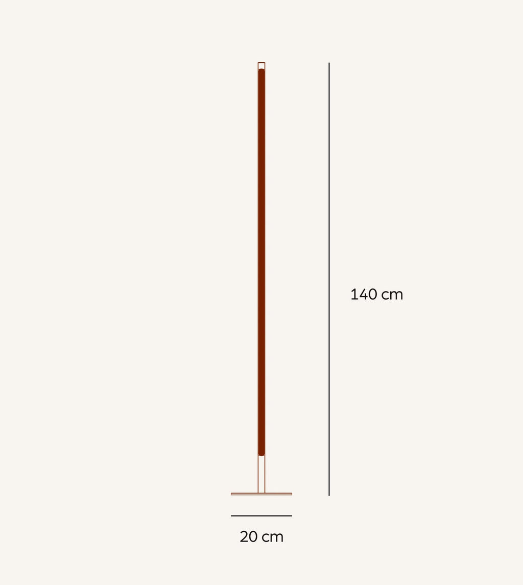 Selene Dimmable LED Floor Lamp – Elegant Aluminium Design with Adjustable Brightness