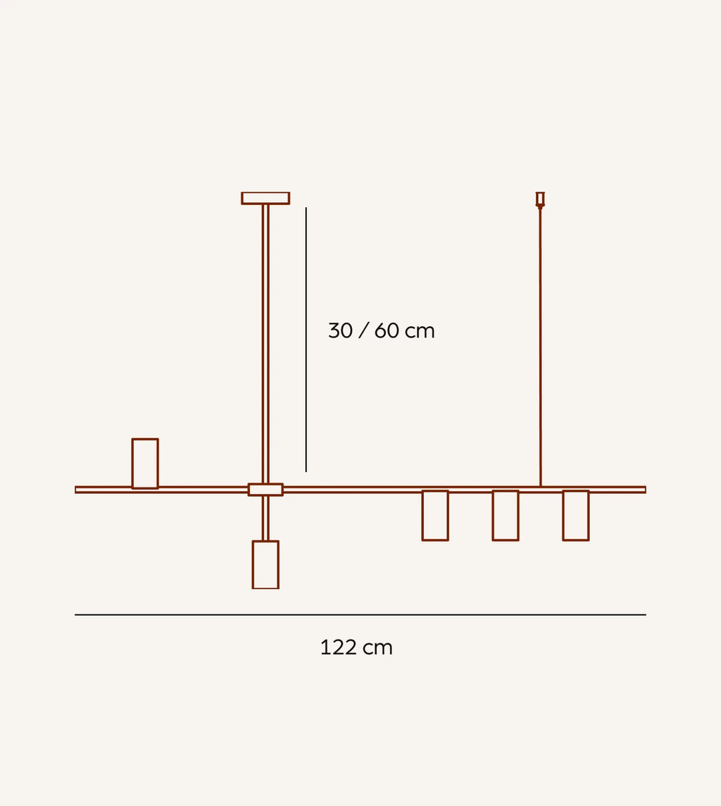 Ajax Modern Pendant Light – Contemporary Statement Lighting with Elegant Design