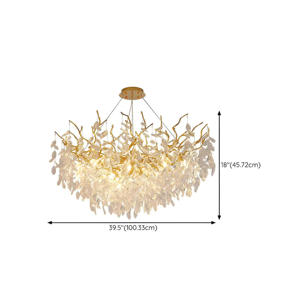 Crystal Branch Chandelier