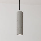 Cylindrical Cement Pendant Light