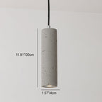 Cylindrical Cement Pendant Light