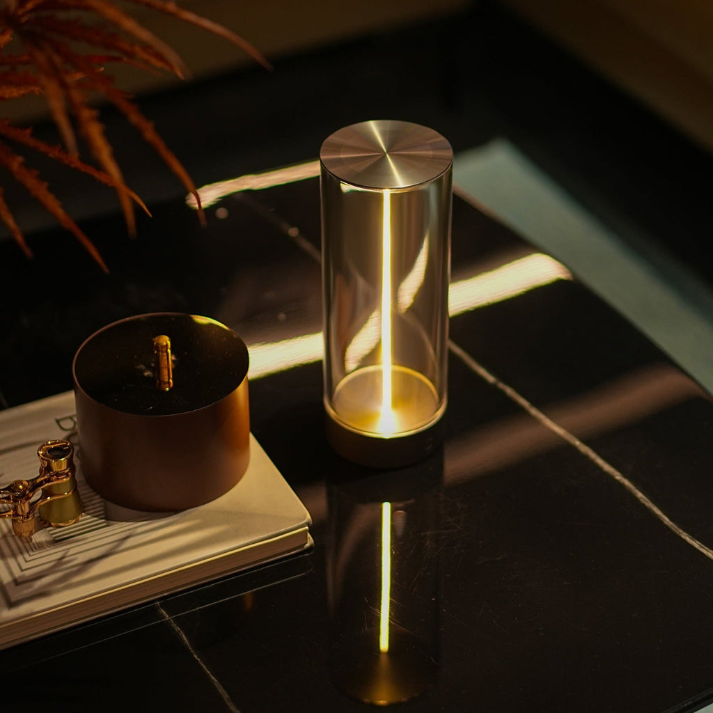 LumoBeam Spiral LED Table Lamp