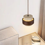 Perra Travertine Pendant Light