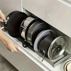 Expandable Pot and Pan Rack