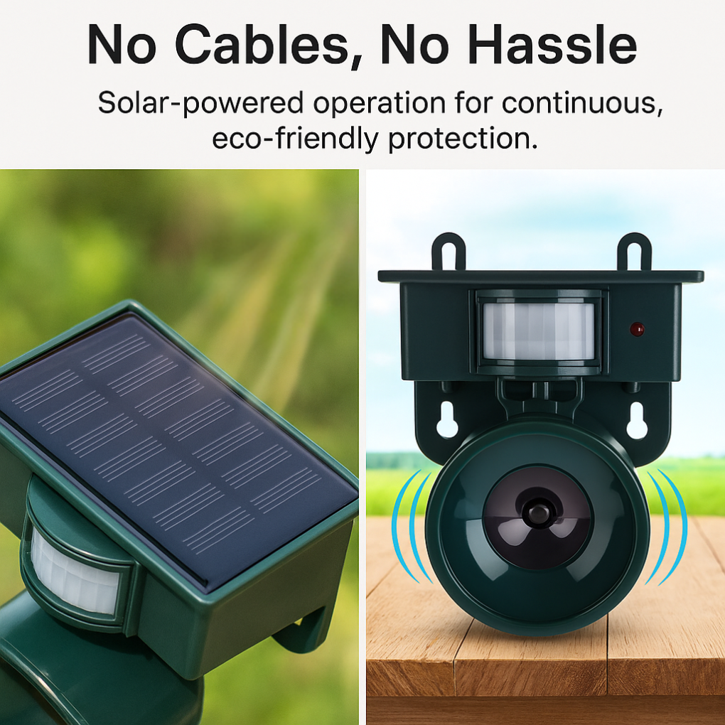 Motion Sensor Bird Repeller