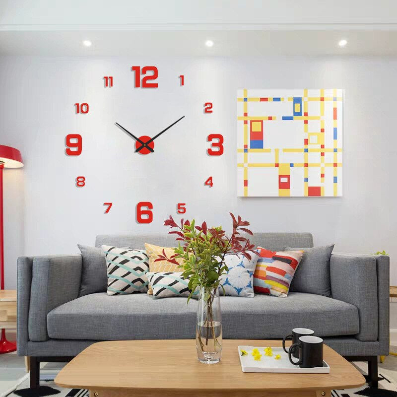 Sculptural Statement Wall Clock