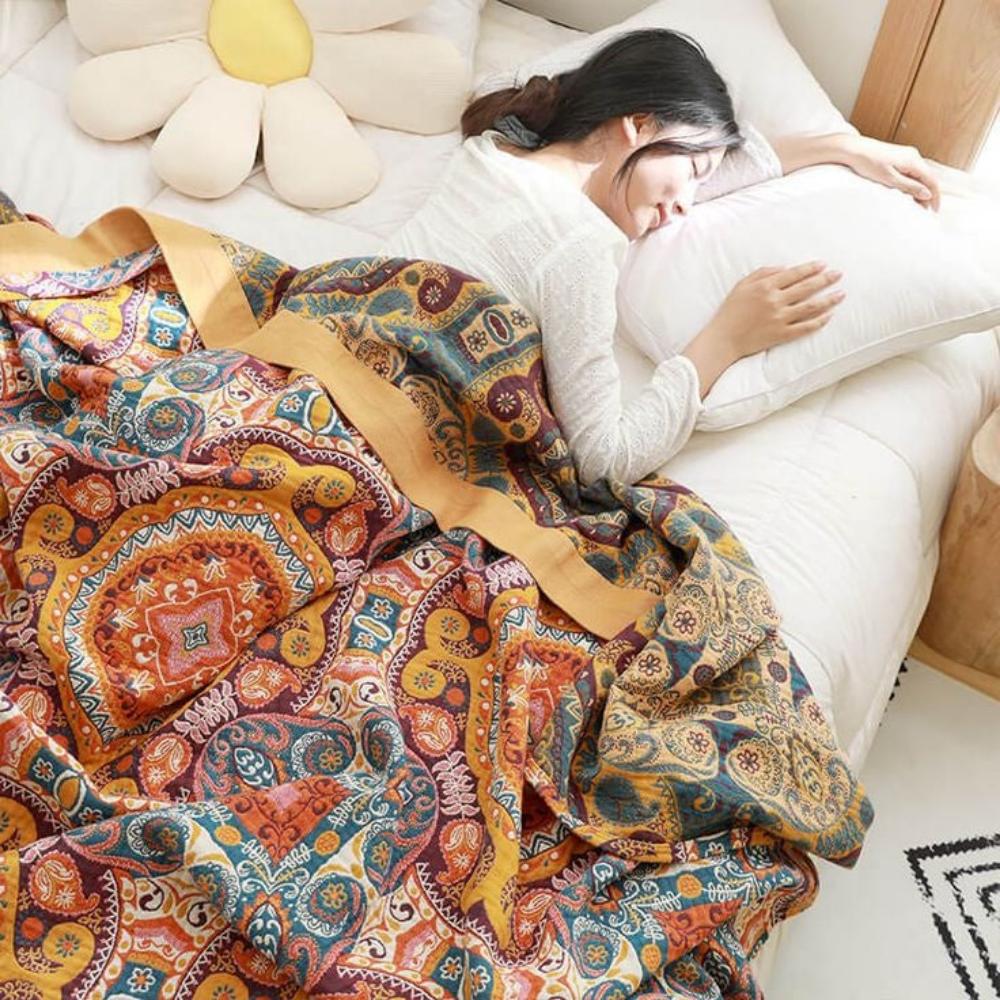 Sunrise Boho Reversible Quilt
