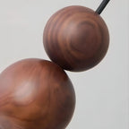Walnut Brass Wall Light