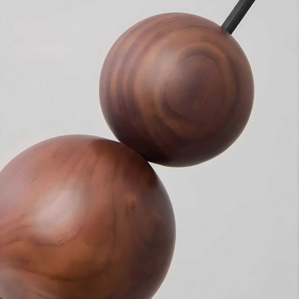 Walnut Brass Wall Light
