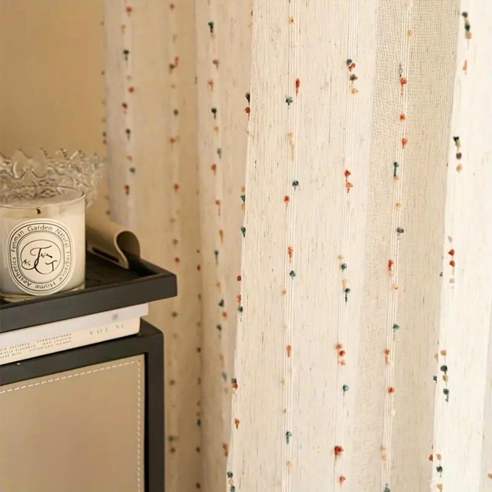 Rainbow Tulle Curtains