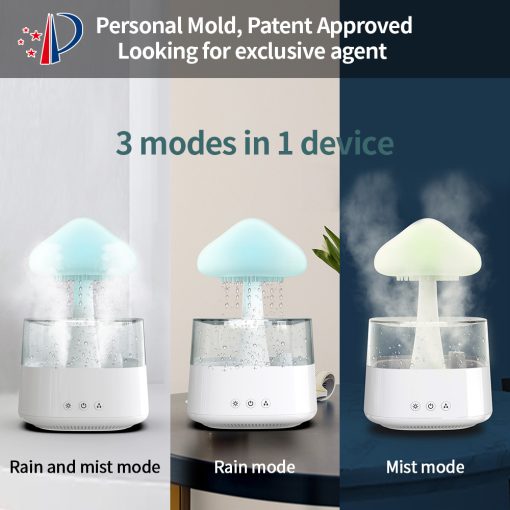 Rain Cloud Humidifier Lamp