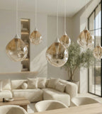 Somos Adjustable LED Pendant Light – Modern Metal Design with Height Adjustment