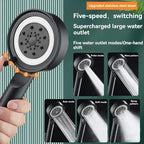 High-Pressure Shower Head with Hose