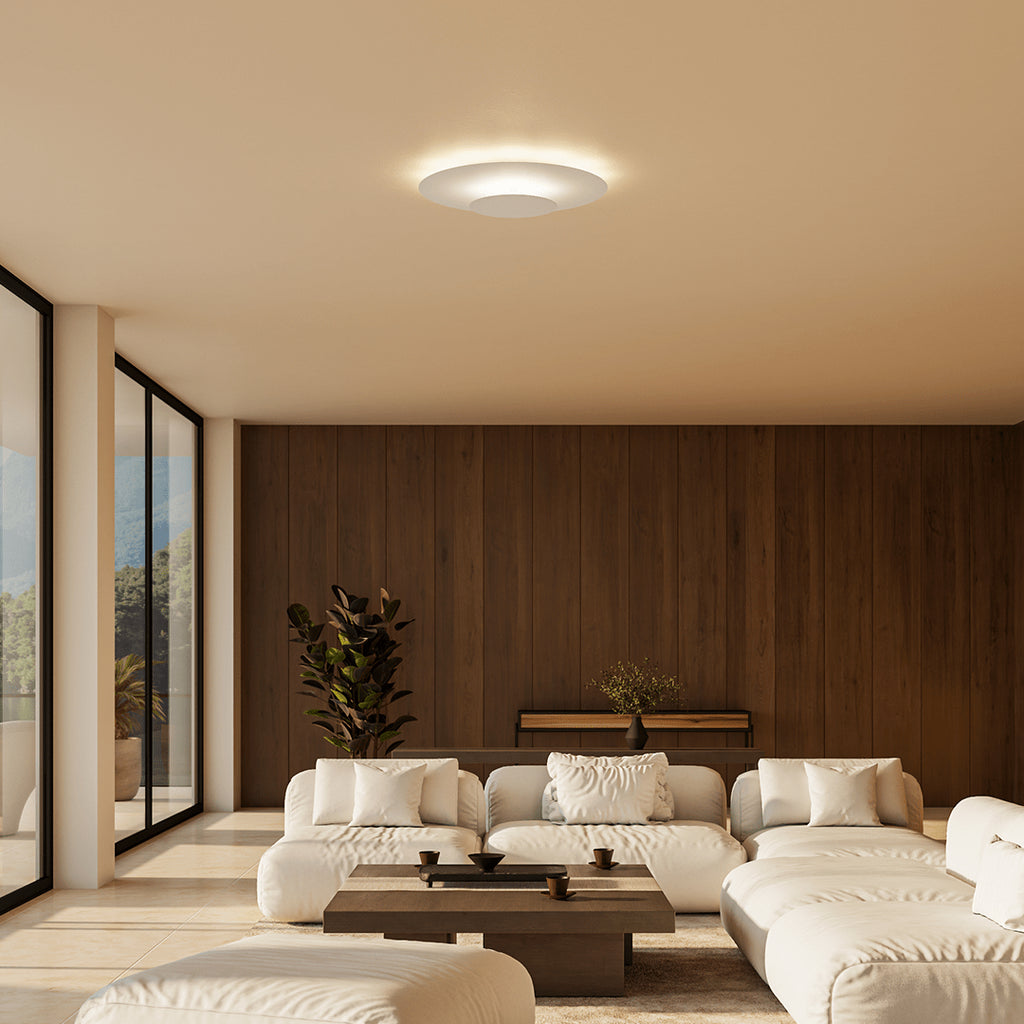 Tulio White LED Ceiling Light – Modern Design with Soft Indirect Illumination