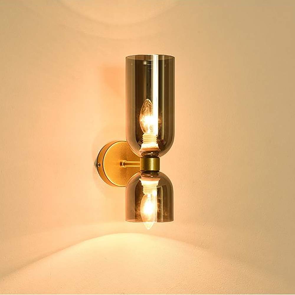 Double Glass Wall Light