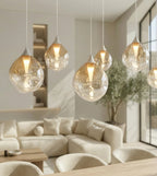 Somos Adjustable LED Pendant Light – Modern Metal Design with Height Adjustment