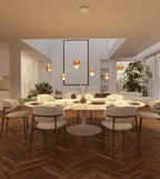 Somos Adjustable LED Pendant Light – Modern Metal Design with Height Adjustment