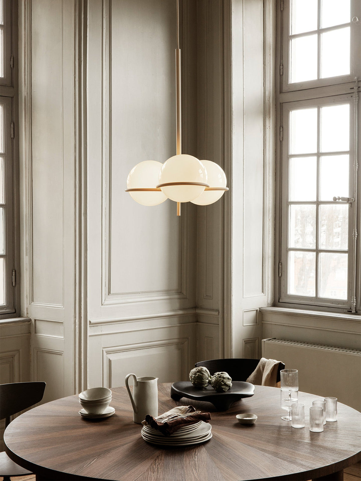 Era Three Globe Chandelier