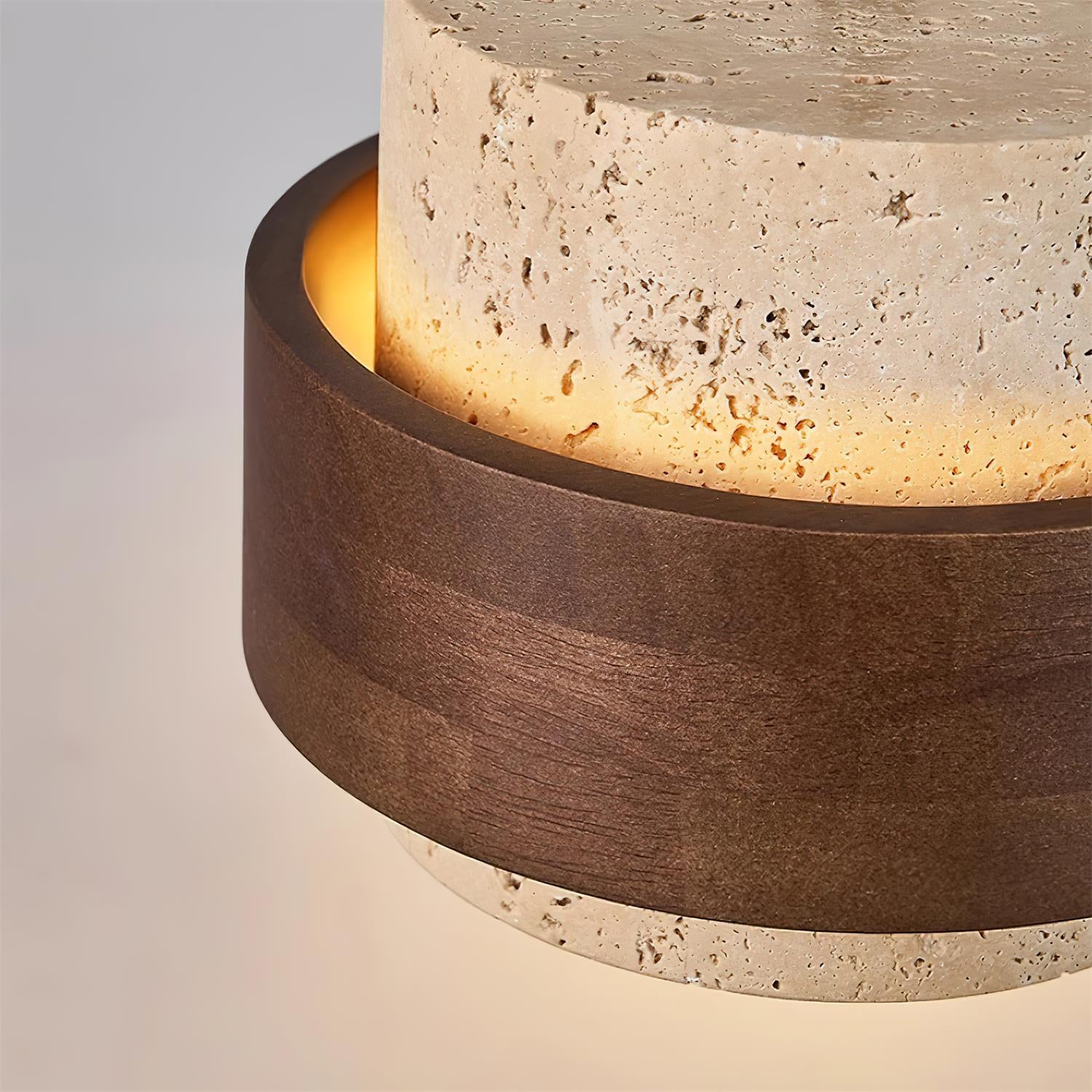 Perra Travertine Pendant Light