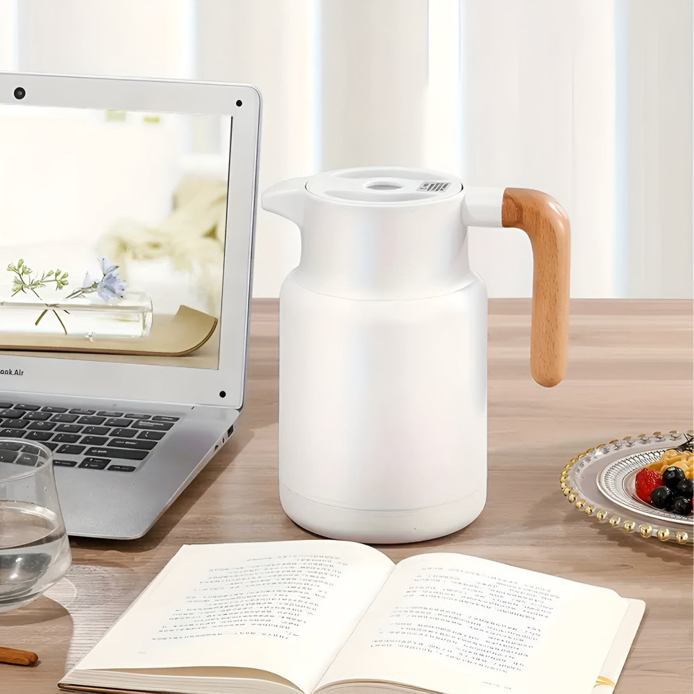 Natural Wood Thermal Carafe
