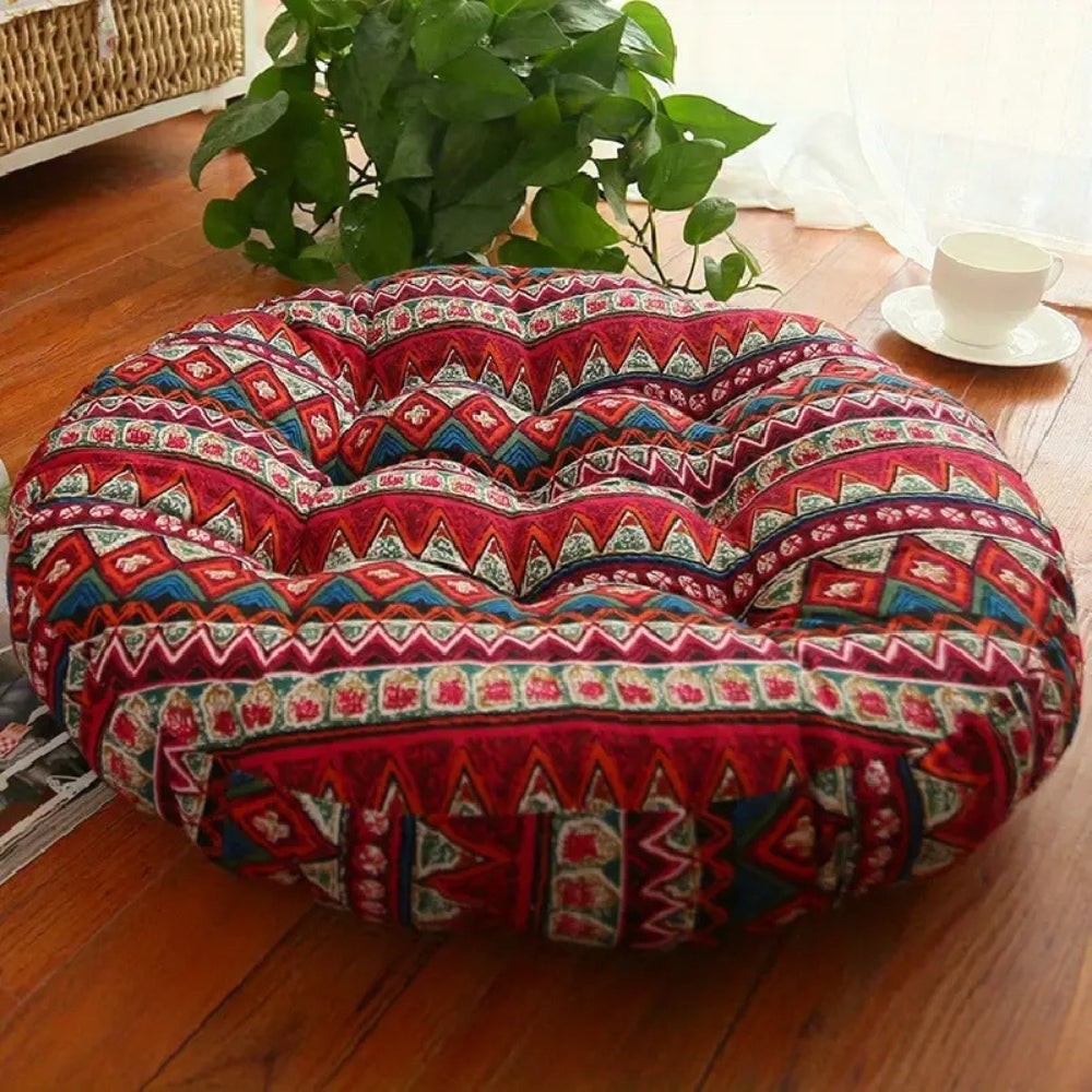 Round Boho Floor Cushion
