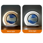 3D Sand Art Table Lamp