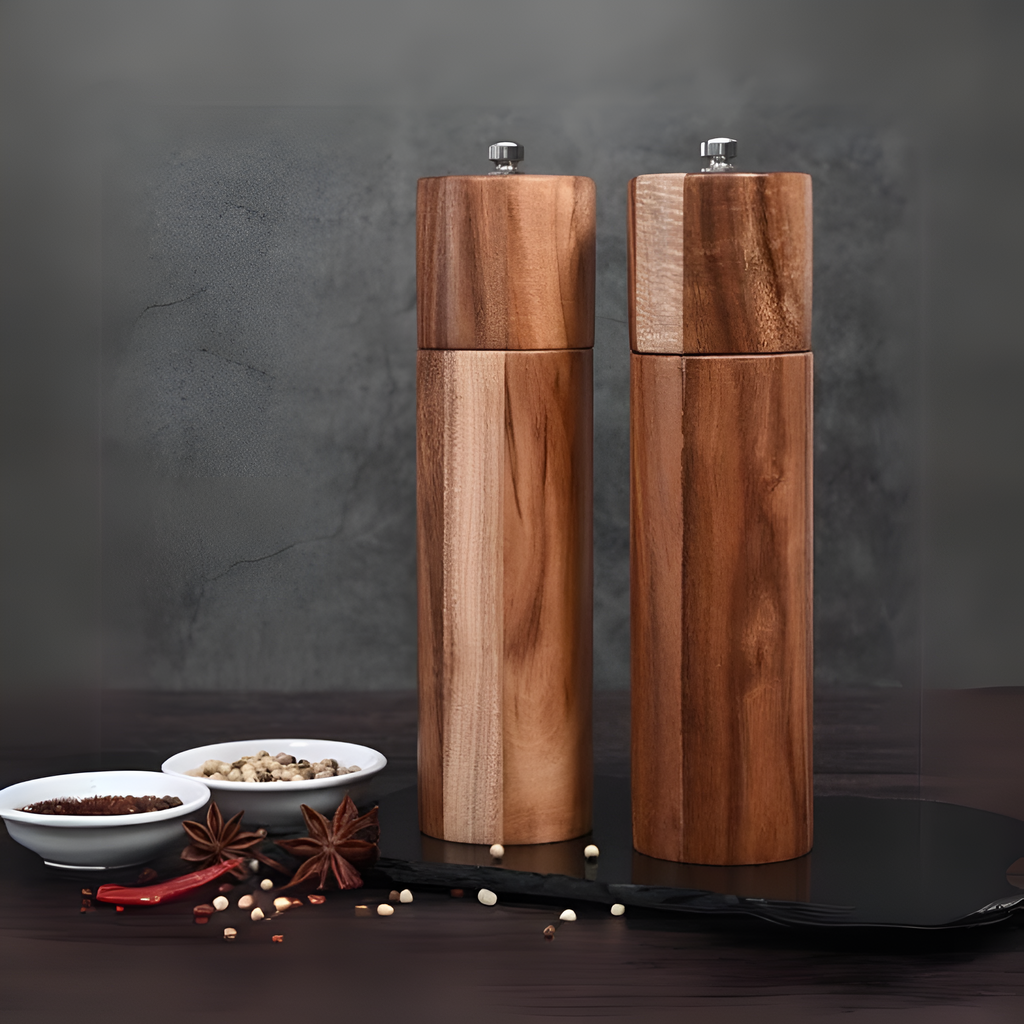 Minimalist Wooden Spice Grinder